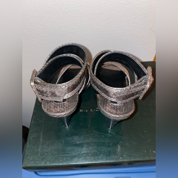 Max studios  ankle  open toes heels - Picture 4 of 6